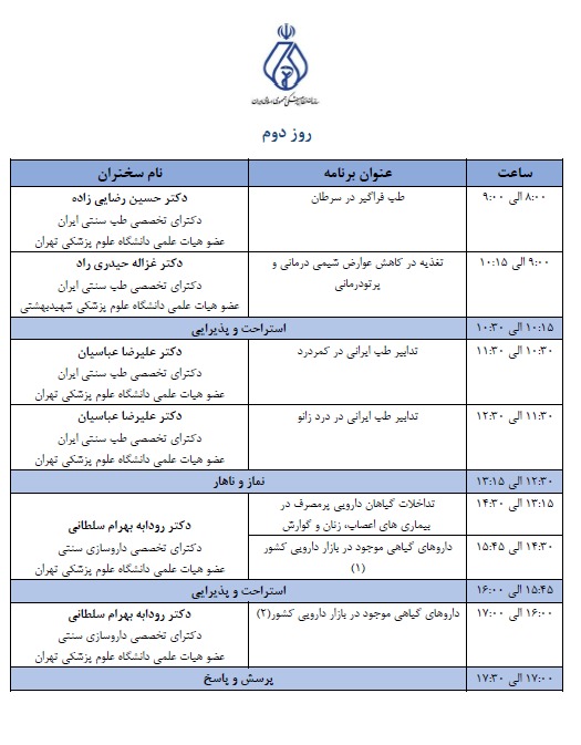 همایش تازه های طب ایرانی
